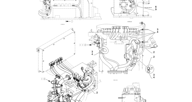 01-083(06) HARNESS ASSEMBLY, UPPER-2 SK130-8 SK140LC Excavator Parts Number Electronic Catalog EPC Manuals
