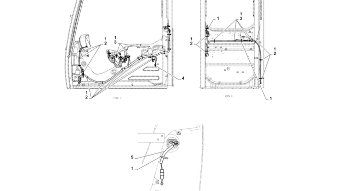 01-087(02) HARNESS ASSEMBLY, CAB-2 SK130-8 SK140LC Excavator Parts Number Electronic Catalog EPC Manuals