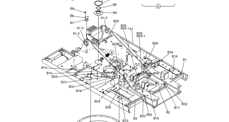 02-01(00) UPPER FRAME GROUP (LS52F00137F1 & LS52F00136F1)-SK460-8 SK485-8 Kobelco Excavator Parts Number Electronic Catalog EPC Manuals