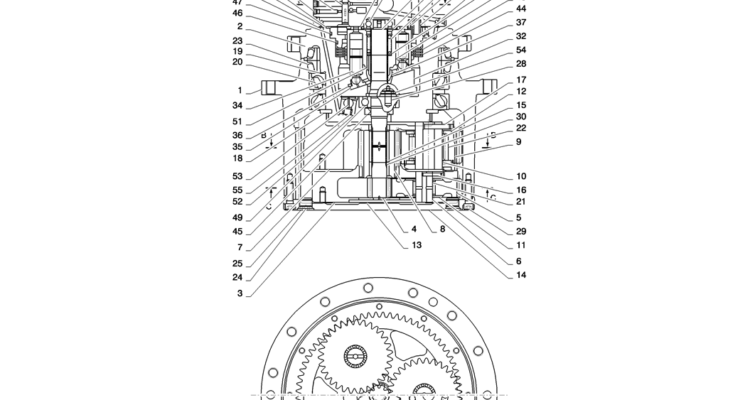 02-013(02) MOTOR INSTALLATION, PROPEL-2 SK130-8 SK140LC Excavator Parts Number Electronic Catalog EPC Manuals