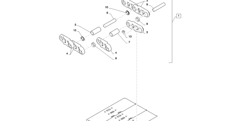 02-016(00) SHOE ASSEMBLY-2 SK130-8 SK140LC Excavator Parts Number Electronic Catalog EPC Manuals