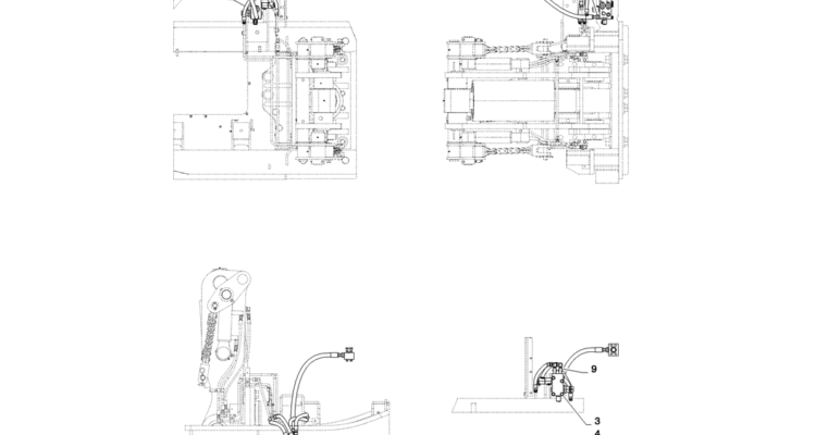 02-03-01(02) CTWT REMOVAL HYD LINES-SK460-8 SK485-8 Kobelco Excavator Parts Number Electronic Catalog EPC Manuals