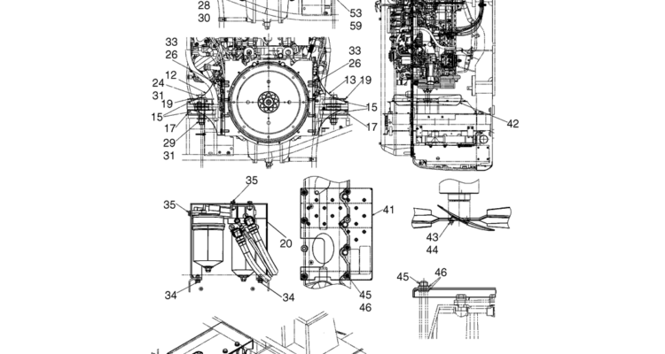 02-04(00) ENGINE INSTALLATION (LS02P00029F1)-SK460-8 SK485-8 Kobelco Excavator Parts Number Electronic Catalog EPC Manuals
