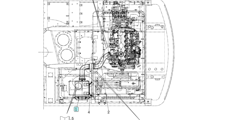 02-08(00) AIR CLEANER ASSEMBLY (LS11P00016F1)-SK460-8 SK485-8 Kobelco Excavator Parts Number Electronic Catalog EPC Manuals
