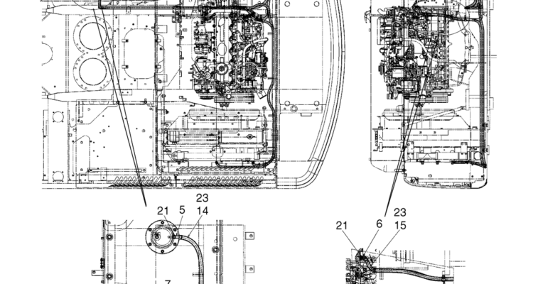 02-13(00) FUEL LINES (LS21P00005F1), PAGE 1 OF 2-SK460-8 SK485-8 Kobelco Excavator Parts Number Electronic Catalog EPC Manuals