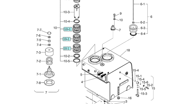 02-16(00) HYDRAULIC TANK ASSEMBLY (LS33H00031F1)-SK460-8 SK485-8 Kobelco Excavator Parts Number Electronic Catalog EPC Manuals