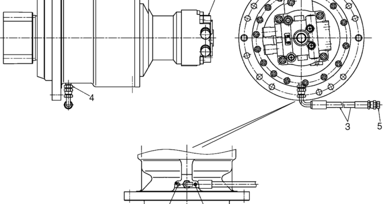 02-17-01(00) SWING MOTOR ASSEMBLY, (LEFT), (LS15V00023F1)-SK460-8 SK485-8 Kobelco Excavator Parts Number Electronic Catalog EPC Manuals