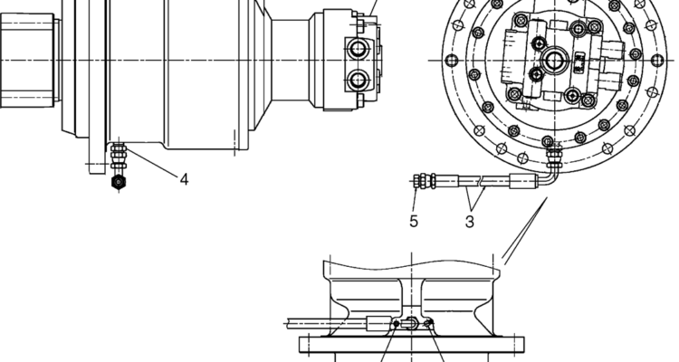 02-17-02(00) SWING MOTOR ASSEMBLY, (RIGHT), (LS15V00024F1)-SK460-8 SK485-8 Kobelco Excavator Parts Number Electronic Catalog EPC Manuals