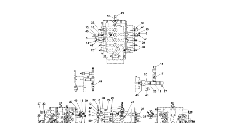02-24-00(02) CONTROL LINES, MAIN (STANDARD) (LS06H00066F1)-SK460-8 SK485-8 Kobelco Excavator Parts Number Electronic Catalog EPC Manuals