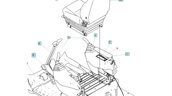 02-25-00(00) CONTROLS, OPERATOR (STANDARD) (YN03M00148F1)-SK460-8 SK485-8 Kobelco Excavator Parts Number Electronic Catalog EPC Manuals