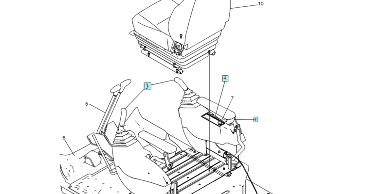 02-25-02(00) CONTROLS, OPERATOR (NO BOOST) (YN03M00180F1)-SK460-8 SK485-8 Kobelco Excavator Parts Number Electronic Catalog EPC Manuals