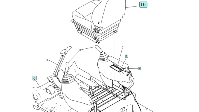02-25-03(00) CONTROLS, OPERATOR (HAND NIBBLER & BREAKER) (YN03M00181F1)-SK460-8 SK485-8 Kobelco Excavator Parts Number Electronic Catalog EPC Manuals