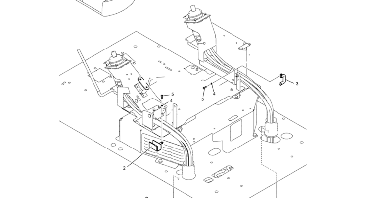 02-26-07(07) CLAMP ASSEMBLY (YN12P01163F1)-SK460-8 SK485-8 Kobelco Excavator Parts Number Electronic Catalog EPC Manuals