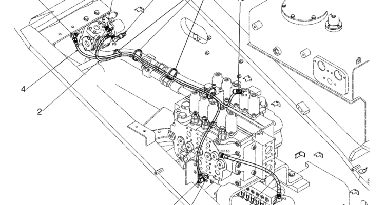 02-39-01(04) CONTROL LINES, VALVE (NIBBLER & BREAKER) (LS64H00130F1)-SK460-8 SK485-8 Kobelco Excavator Parts Number Electronic Catalog EPC Manuals