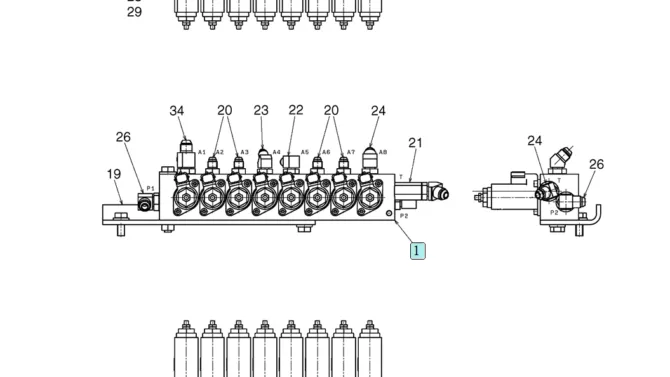02-39-02(03) CONTROL LINES, VALVE (NIBBLER & BREAKER WITH ROTATION) (LS64H00111F1)-SK460-8 SK485-8 Kobelco Excavator Parts Number Electronic Catalog EPC Manuals