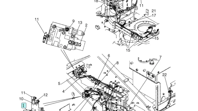 02-39-02(04) CONTROL LINES, VALVE (NIBBLER & BREAKER WITH ROTATION) (LS64H00111F1)-SK460-8 SK485-8 Kobelco Excavator Parts Number Electronic Catalog EPC Manuals