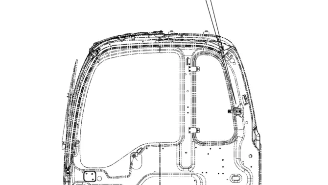 02-45-00(01) CAB ASSEMBLY (YN02C00156F1)-SK460-8 SK485-8 Kobelco Excavator Parts Number Electronic Catalog EPC Manuals