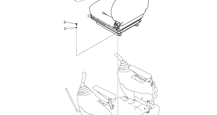 02-49(00) SEAT INSTALLATION (YN25M00071F1)-SK460-8 SK485-8 Kobelco Excavator Parts Number Electronic Catalog EPC Manuals