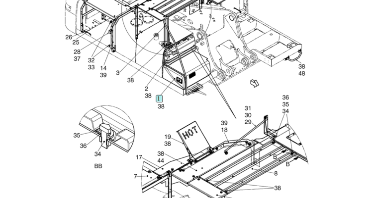 02-51-00(01) GUARD INSTALLATION, (CHASSIS FRONT) (LS21C00027F1 & LS21C00046F1)-SK460-8 SK485-8 Kobelco Excavator Parts Number Electronic Catalog EPC Manuals