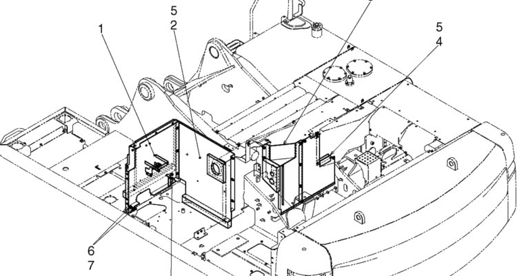 02-51-01(07) GUARD INSTALLATION (ROTATION 2 WAY FLOW), (PARTITION) (LS21C00062F1 & LS21C00049F1)-SK460-8 SK485-8 Kobelco Excavator Parts Number Electronic Catalog EPC Manuals