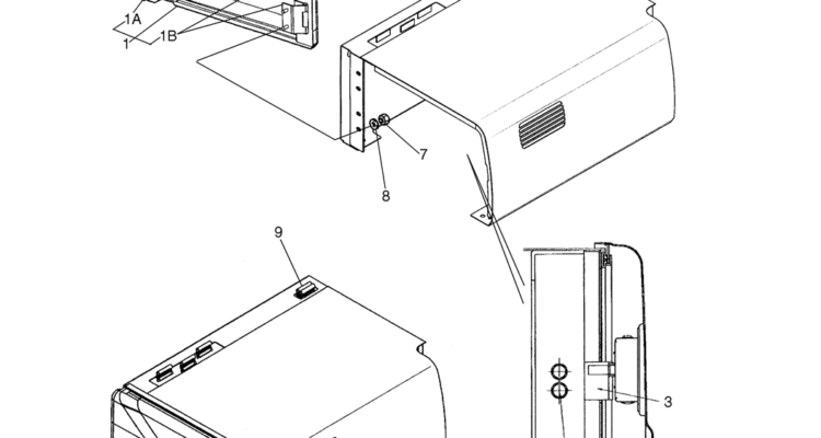 02-52-00(00) TOOL BOX ASSEMBLY (LQ21C00065F1)-SK460-8 SK485-8 Kobelco Excavator Parts Number Electronic Catalog EPC Manuals