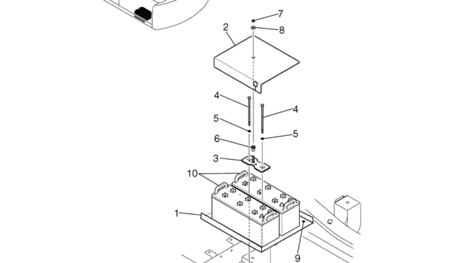 02-65(00) BATTERY ASSEMBLY (LS72E00004F1)-SK460-8 SK485-8 Kobelco Excavator Parts Number Electronic Catalog EPC Manuals