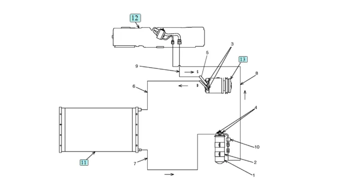 02-68(00) DRYER ASSEMBLY, AIR (LS96V00010F1)-SK460-8 SK485-8 Kobelco Excavator Parts Number Electronic Catalog EPC Manuals