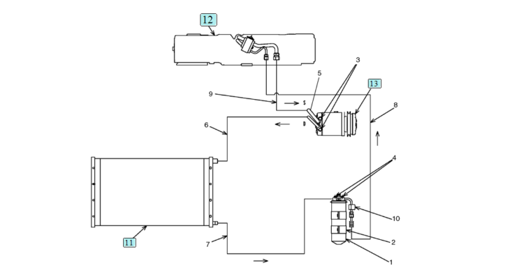 02-68(00) DRYER ASSEMBLY, AIR (LS96V00010F1)-SK460-8 SK485-8 Kobelco Excavator Parts Number Electronic Catalog EPC Manuals