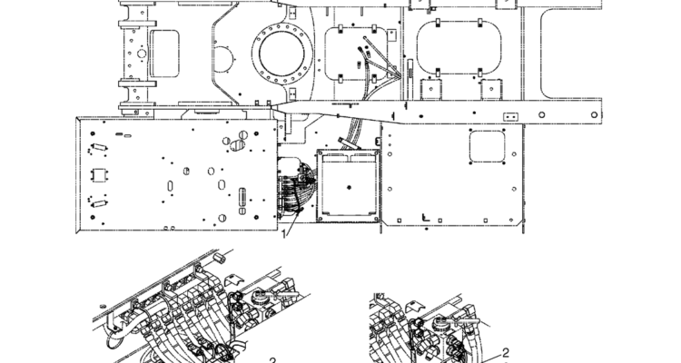 02-75(00) HARNESS ASSEMBLY, UPPER (PATTERN CHANGER) (LC13E00054F1)-SK460-8 SK485-8 Kobelco Excavator Parts Number Electronic Catalog EPC Manuals