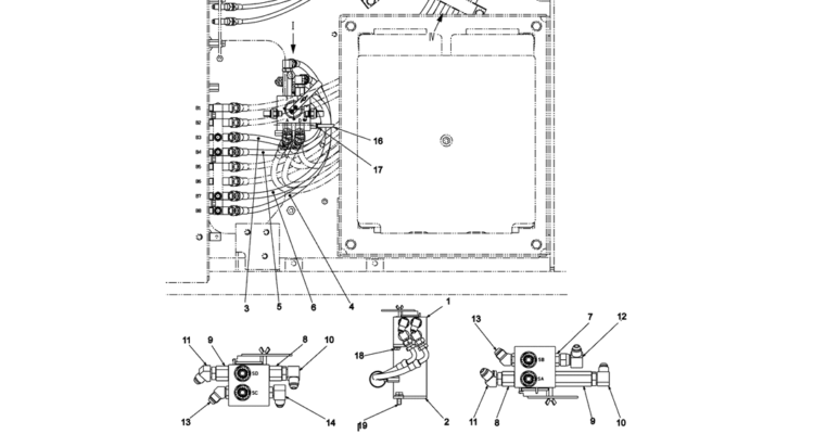 02-77(00) CONTROL LINES, MULTI (LC64H00140F1)-SK460-8 SK485-8 Kobelco Excavator Parts Number Electronic Catalog EPC Manuals