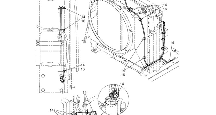 02-80-04(04) HARNESS ASSEMBLY, UPPER (DRIER & COOLENT SWITCH) (LS13E00024F1)-SK460-8 SK485-8 Kobelco Excavator Parts Number Electronic Catalog EPC Manuals
