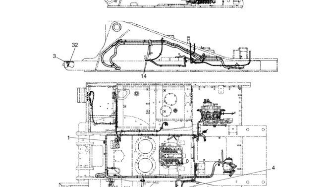 02-80-06(06) HARNESS ASSEMBLY, UPPER (FRAME MOUNTING) (LS13E00024F1)-SK460-8 SK485-8 Kobelco Excavator Parts Number Electronic Catalog EPC Manuals