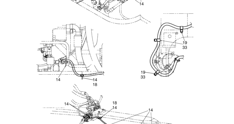 02-80-10(10) HARNESS ASSEMBLY, UPPER (SOLENOID VALVE) (LS13E00024F1)-SK460-8 SK485-8 Kobelco Excavator Parts Number Electronic Catalog EPC Manuals