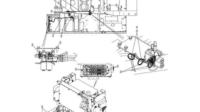 02-92(00) HARNESS ASSEMBLY, UPPER (NIBBLER & BREAKER HAND) (LS13E00025F1)-SK460-8 SK485-8 Kobelco Excavator Parts Number Electronic Catalog EPC Manuals