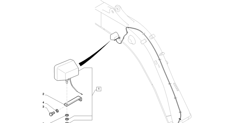 03-008(00) LIGHT INSTALLATION, BOOM-2 SK130-8 SK140LC Excavator Parts Number Electronic Catalog EPC Manuals