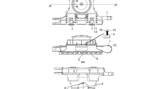 03-01-01(00) FRAME ASSEMBLY, LOW (STANDARD GUIDE, HIGH AND WIDE UNDERCARRIAGE) (LS01FU0002F1)-SK460-8 SK485-8 Kobelco Excavator Parts Number Electronic Catalog EPC Manuals