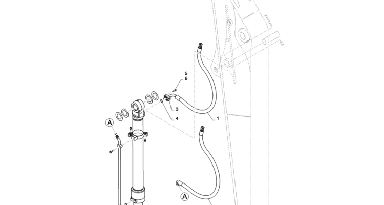 03-016(00) HYDRAULIC LINES, ARM 2.84M (BUCKET)-2 SK130-8 SK140LC Excavator Parts Number Electronic Catalog EPC Manuals