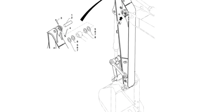 03-022(01) ARM INSTALLATION-2 SK130-8 SK140LC Excavator Parts Number Electronic Catalog EPC Manuals