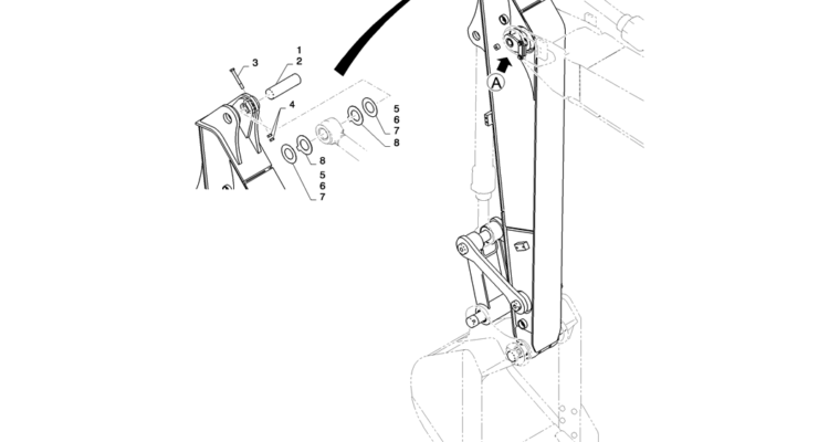 03-022(01) ARM INSTALLATION-2 SK130-8 SK140LC Excavator Parts Number Electronic Catalog EPC Manuals