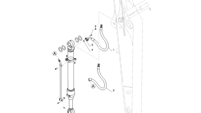 03-026(00) HYDRAULIC LINES, ARM 2.38M-2 SK130-8 SK140LC Excavator Parts Number Electronic Catalog EPC Manual