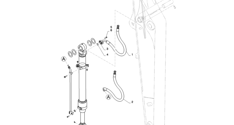 03-026(00) HYDRAULIC LINES, ARM 2.38M-2 SK130-8 SK140LC Excavator Parts Number Electronic Catalog EPC Manual