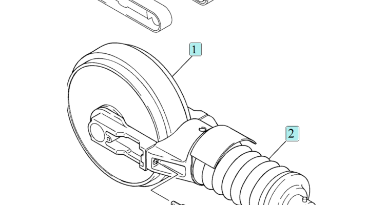 03-03-00(00) IDLER ASSEMBLY (LS52D00010F1)-SK460-8 SK485-8 Kobelco Excavator Parts Number Electronic Catalog EPC Manuals