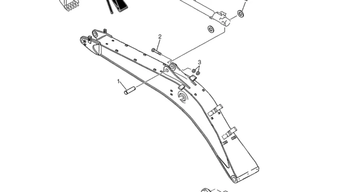 04-04(00) BOOM CYLINDER INSTALLATION, ARM (LS02B00120F1)-SK460-8 SK485-8 Kobelco Excavator Parts Number Electronic Catalog EPC Manuals