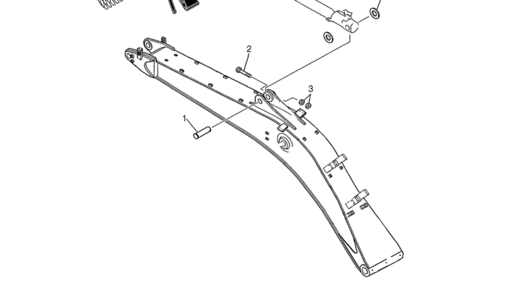 04-04(00) BOOM CYLINDER INSTALLATION, ARM (LS02B00120F1)-SK460-8 SK485-8 Kobelco Excavator Parts Number Electronic Catalog EPC Manuals