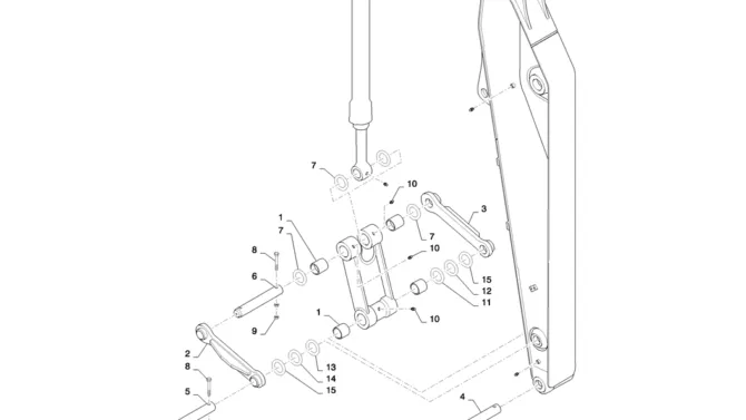 04-09(00) ARM GROUP, (STANDARD / NIBBLER & BREAKER), (LS12B00399F1)-SK460-8 SK485-8 Kobelco Excavator Parts Number Electronic Catalog EPC Manuals