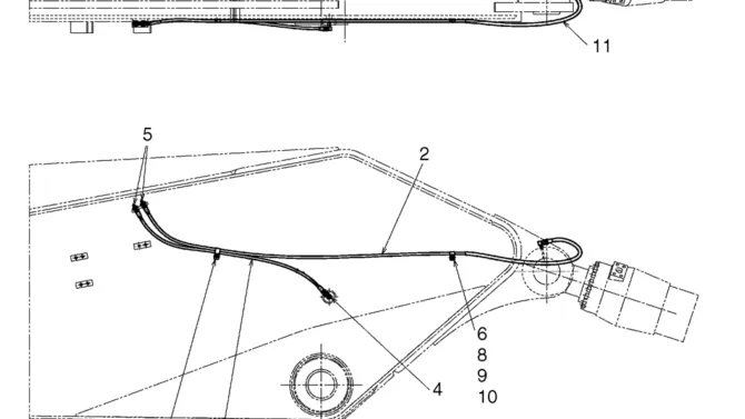 04-09(01) ARM GROUP, (4.90M -- 16FT 10IN / NIBBLER & BREAKER / ROTATION) (LS12B00403F1)-SK460-8 SK485-8 Kobelco Excavator Parts Number Electronic Catalog EPC Manuals