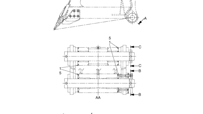 04-13(00) BUCKET INSTALLATION (LS61B00006F2)-SK460-8 SK485-8 Kobelco Excavator Parts Number Electronic Catalog EPC Manuals