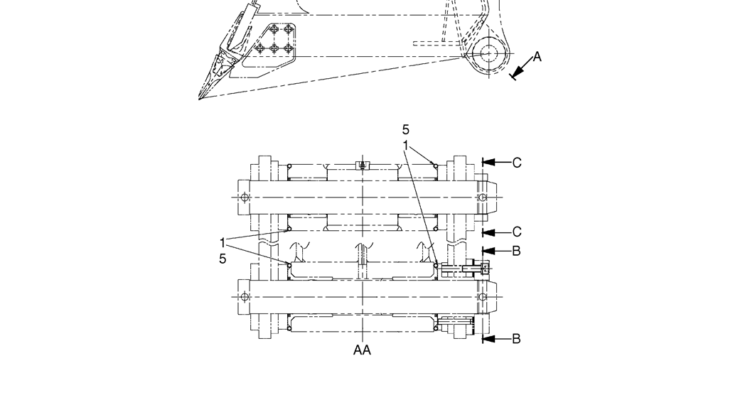 04-13(00) BUCKET INSTALLATION (LS61B00006F2)-SK460-8 SK485-8 Kobelco Excavator Parts Number Electronic Catalog EPC Manuals