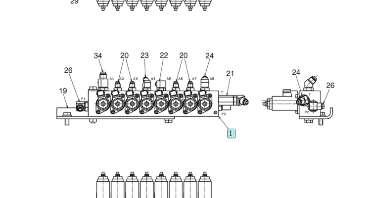 04-22-00(03) CONTROL LINES, VALVE (NIBBLER & BREAKER) (LS64H00130F1)-SK460-8 SK485-8 Kobelco Excavator Parts Number Electronic Catalog EPC Manuals