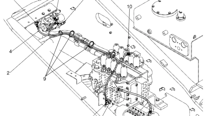 04-22-00(04) CONTROL LINES, VALVE (NIBBLER & BREAKER) (LS64H00130F1)-SK460-8 SK485-8 Kobelco Excavator Parts Number Electronic Catalog EPC Manuals